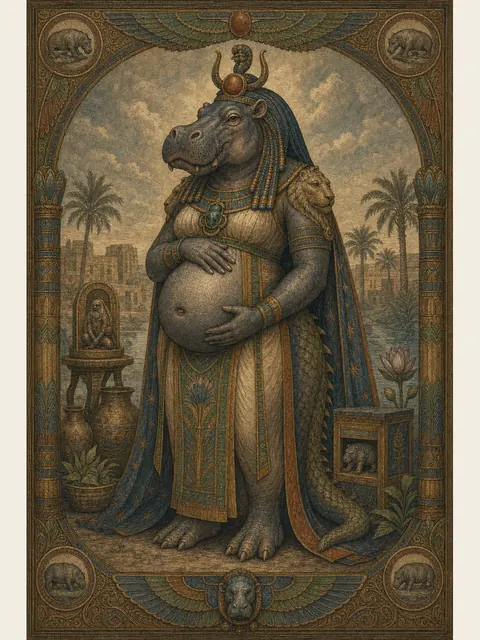 Taweret, plate