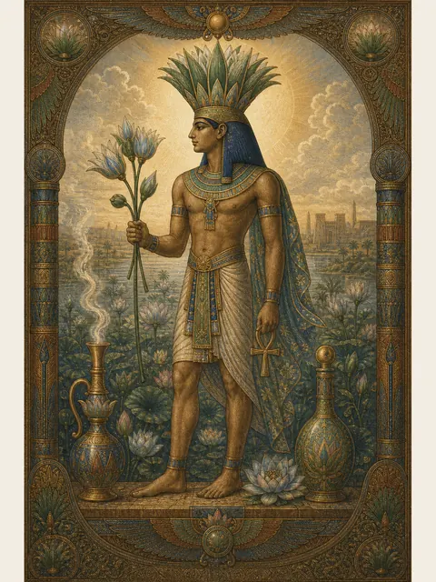Nefertum, plate