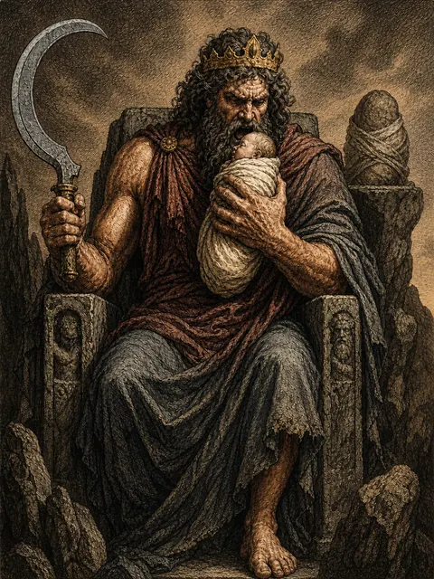 Cronus, plate