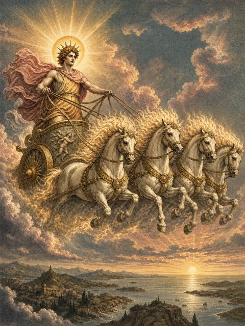 Helios, plate