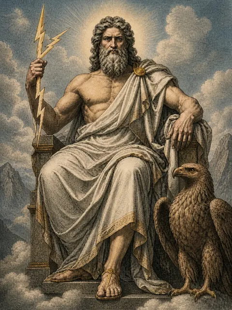 Zeus, plate