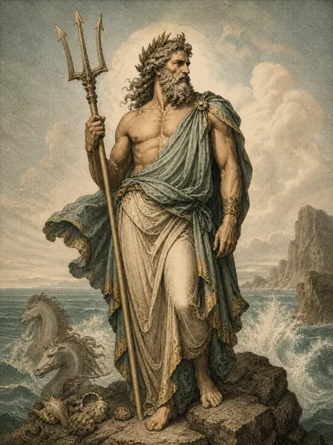 Poseidon, plate