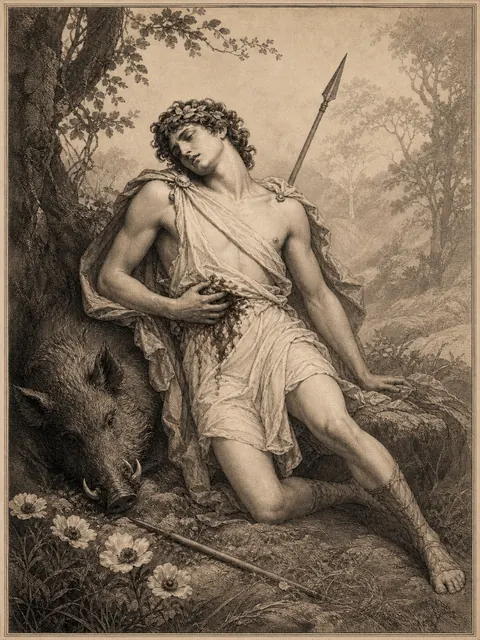 Adonis, plate