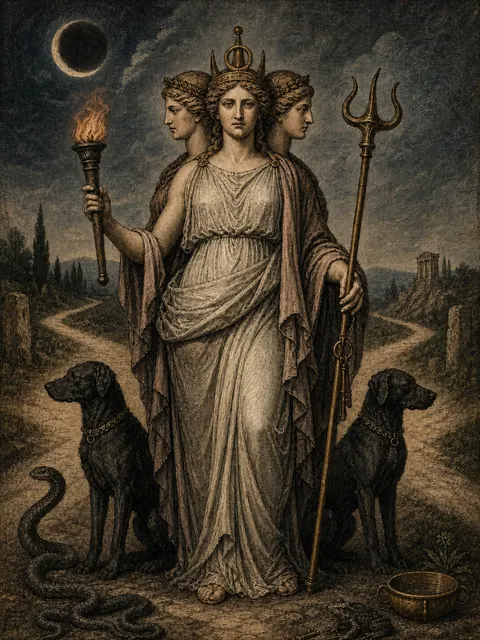 Hecate, plate