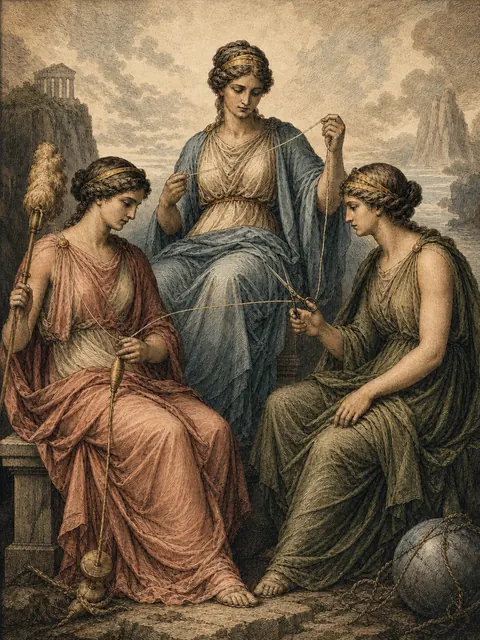 The Moirai, plate