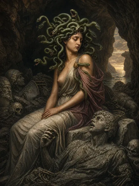 Medusa, plate