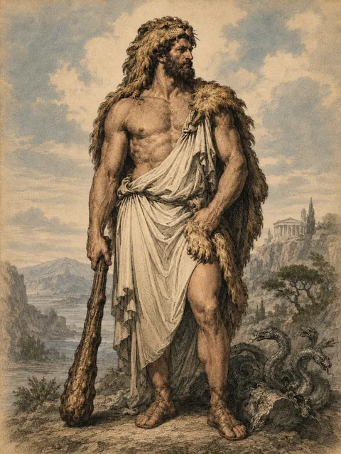 Heracles, plate