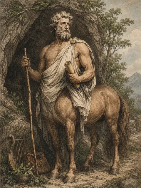 Chiron, plate