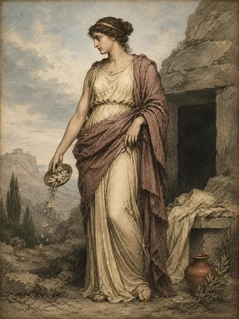 Antigone, plate