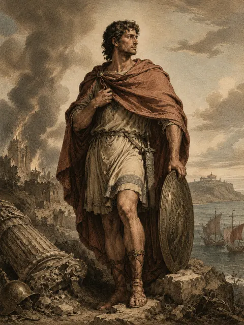 Aeneas, plate
