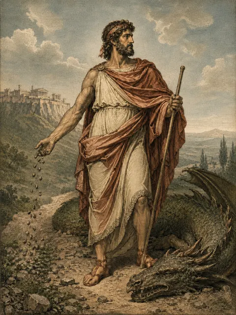 Cadmus, plate