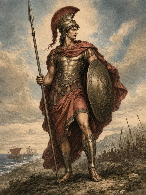 Achilles, plate