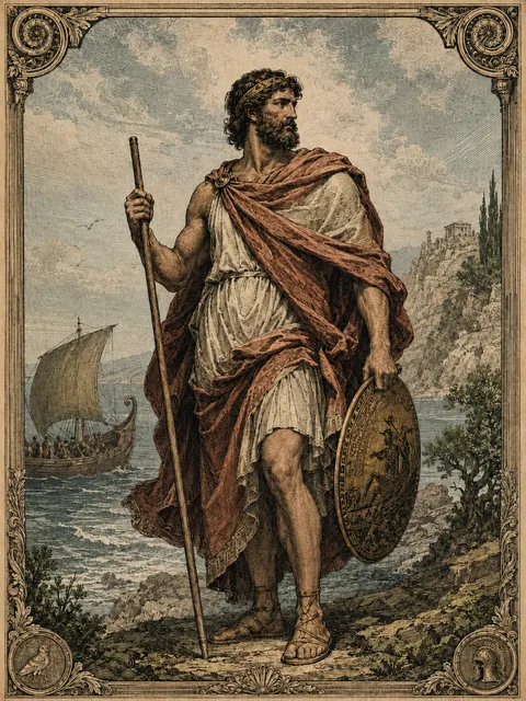 Odysseus, plate
