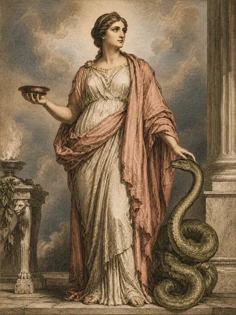 Salus, plate