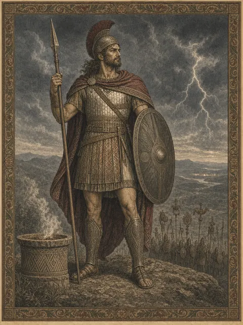 Pleistoros, plate