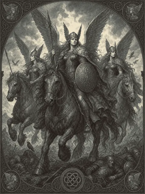 Valkyries, plate