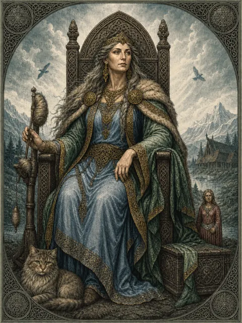 Frigg, plate
