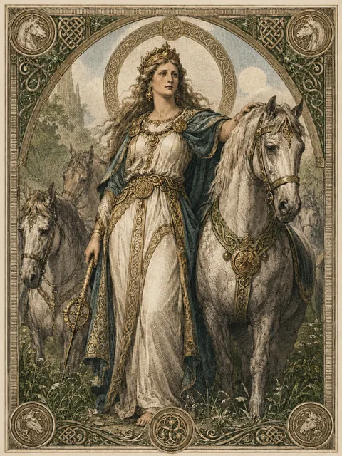 Epona, plate