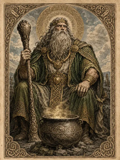 Dagda, plate