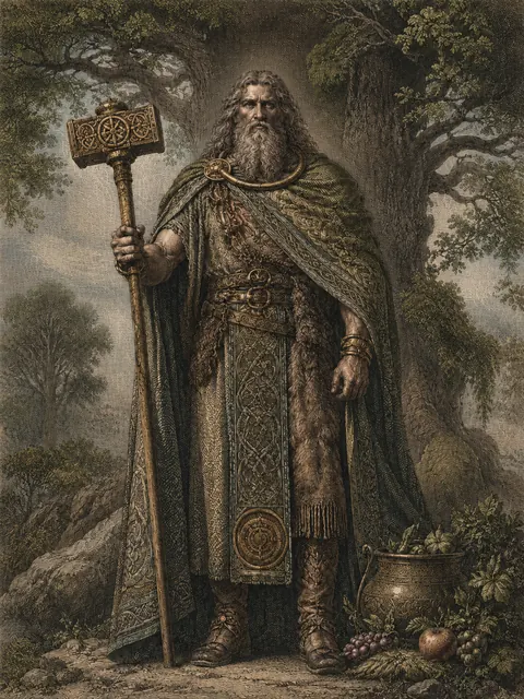 Sucellus, plate