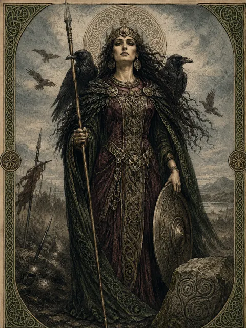 Morrígan, plate