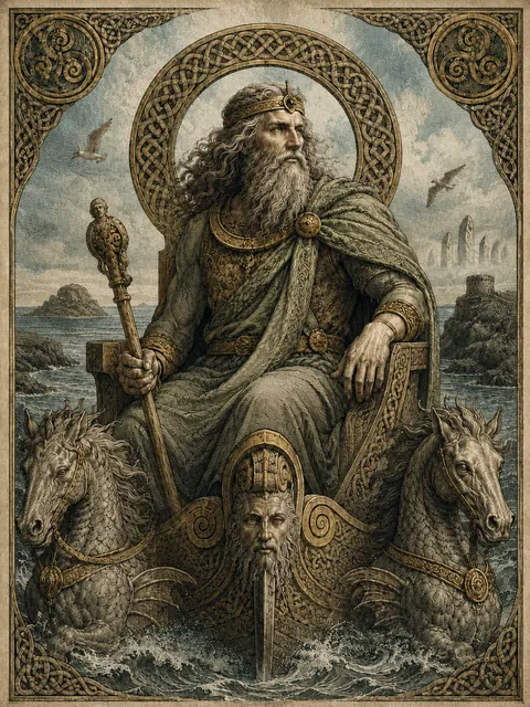 Manannán Mac Lir, plate