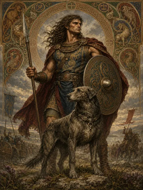 Cú Chulainn, plate