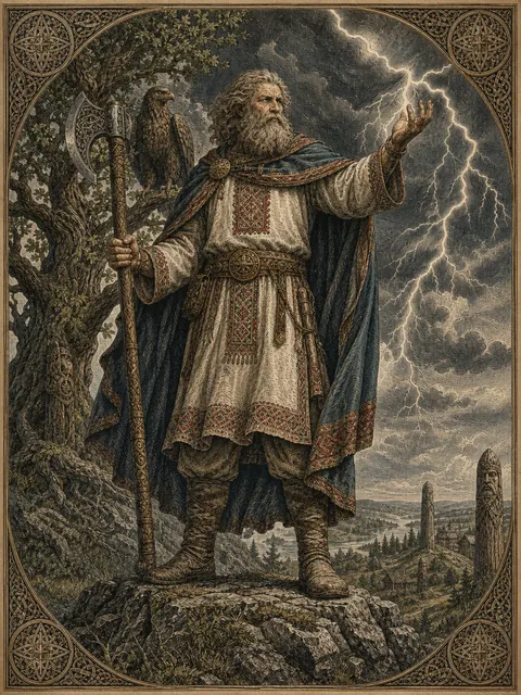 Perun, plate