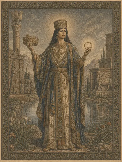 Khvarenah, plate