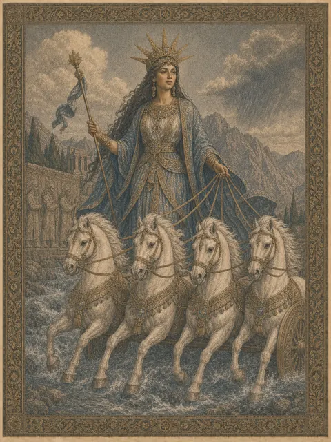 Anahita, plate