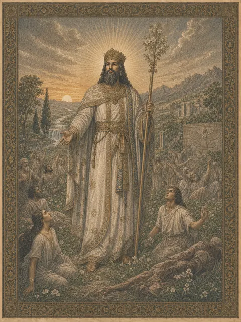 Saoshyant, plate