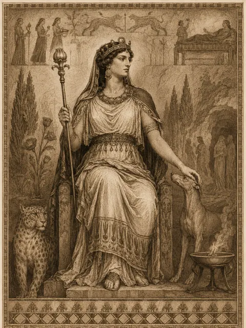 Phersipnai, plate