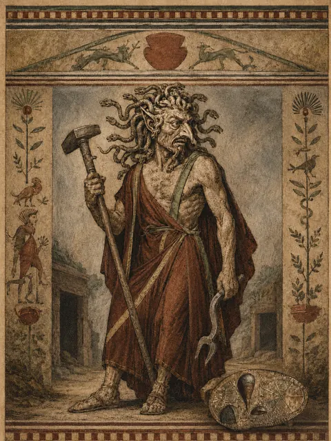 Tuchulcha, plate